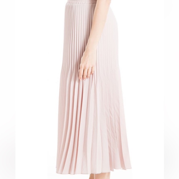 MAX STUDIO NWT Pleated Midi Elastic Waistband Lined Skirt Size Medium - Picture 5 of 11